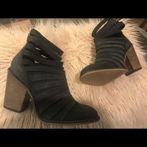 Booties Free People leather